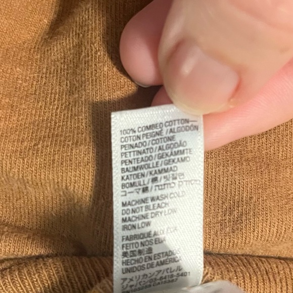 California Fleece Women's Tan Sweatshirt Size Small - Picture 5 of 6